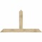 Ekena Millwork Portland Rough Sawn Timber Gable Bracket, Douglas Fir, 72"W x 39"H x 4"D x 6"F, 13/12 Pitch GBW072X39X0406POR00RDF - alternate 1